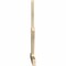 Ekena Millwork Saratoga Rough Sawn Timber Gable Bracket, Douglas Fir, 108"W x 45"H x 2"D x 4"F, 10/12 Pitch GBW108X45X0204SAR00RDF - alternate 2